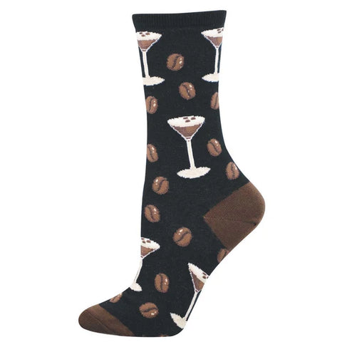 SOCKSMITH CREW SOCKS - ESPRESSO MARTINI