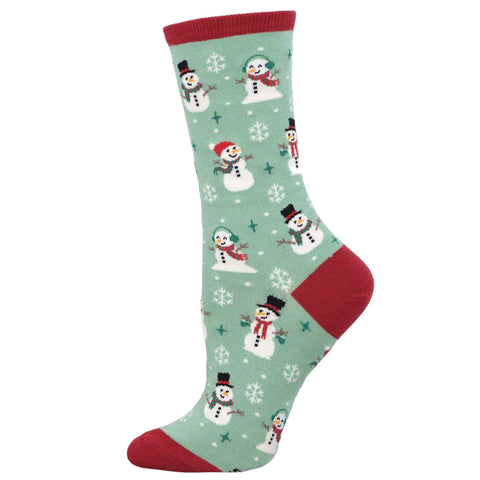 SOCKSMITH CREW SOCKS - WINTER SNOWMAN