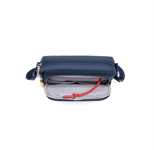 BESIDE-U - BISCUIT CROSSBODY WITH RFID POCKET AND ANTI-SLASH FABRIC - 3 colours