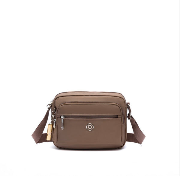 BESIDE-U - BISCUIT CROSSBODY WITH RFID POCKET AND ANTI-SLASH FABRIC - 3 colours