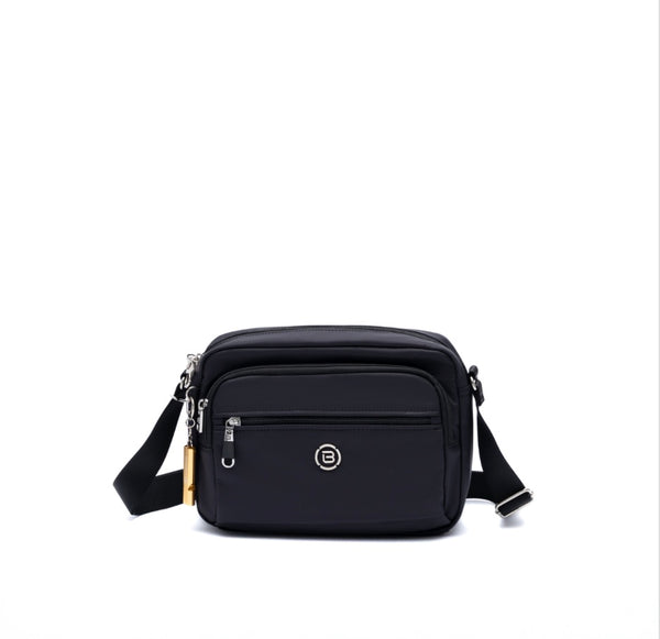 BESIDE-U - BISCUIT CROSSBODY WITH RFID POCKET AND ANTI-SLASH FABRIC - 3 colours