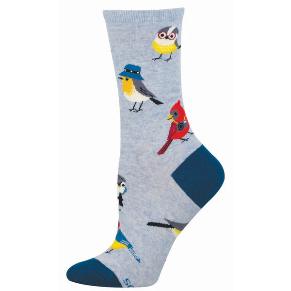 SOCKSMITH CREW SOCKS - BIRD IS THE NERD