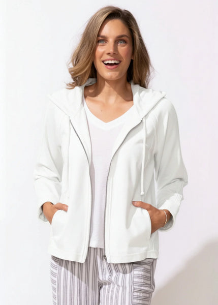 ESCAPE -OCEAN FRONT TERRY  SOLSTICE ZIP HOODIE - 30125 - 3 Colours