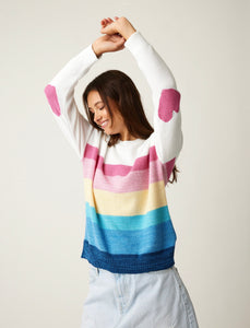 PARKHURST / COTTON COUNTRY - MAKE ME HAPPY SWEATER - 80105