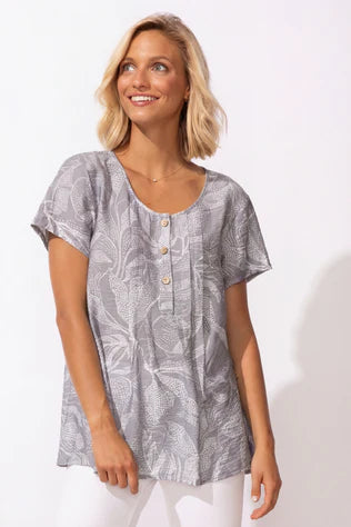 ESCAPE - REGATTA SCOOP NECK SHORT SLEEVE TOP - E35630