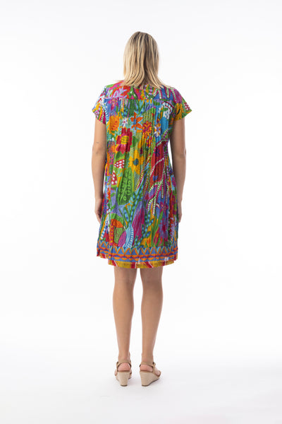 ORIENTIQUE - IPANEMA PRINT EASY FIT DRESS - 40178
