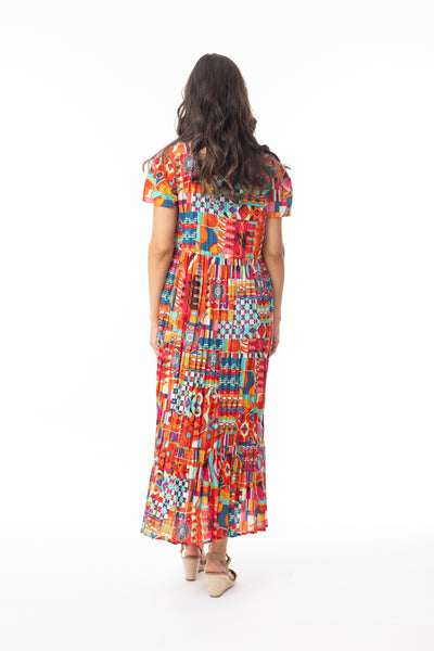 ORIENTIQUE - PERU MIDI DRESS - 71600