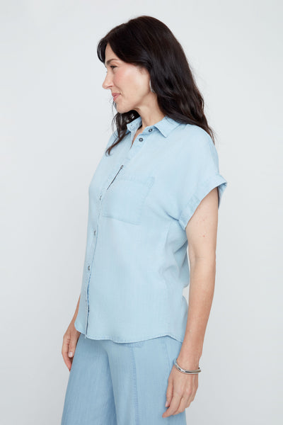 RENUAR - SOFT TENCEL CHAMBRAY SHIRT - R5232-E3076