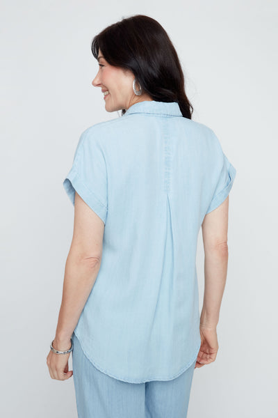 RENUAR - SOFT TENCEL CHAMBRAY SHIRT - R5232-E3076