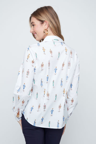 RENUAR - FASHIONISTA PRINT SHIRT - R525O-470