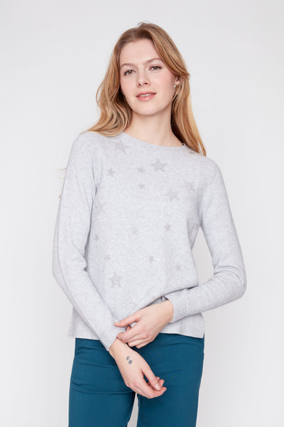 RENUAR - STAR SPARKLE SWEATER -R6011-4760- 2 Colours