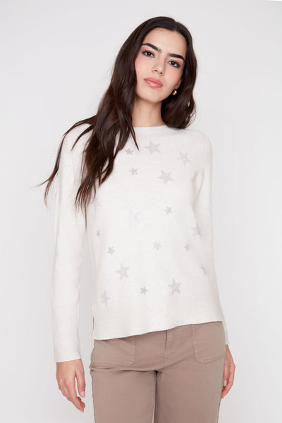 RENUAR - STAR SPARKLE SWEATER -R6011-4760- 2 Colours