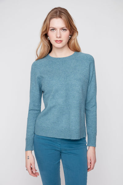 RENUAR - COMFY YARN RAGLAN SLEEVE SWEATER - R6952-4301 - 2 Colours