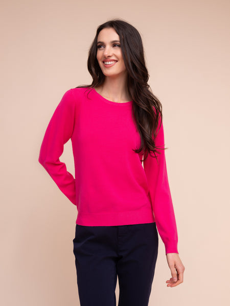 ALISON SHERI - LIGHTWEIGHT KNIT CREW SWEATER - AYRE704- 4 Colours