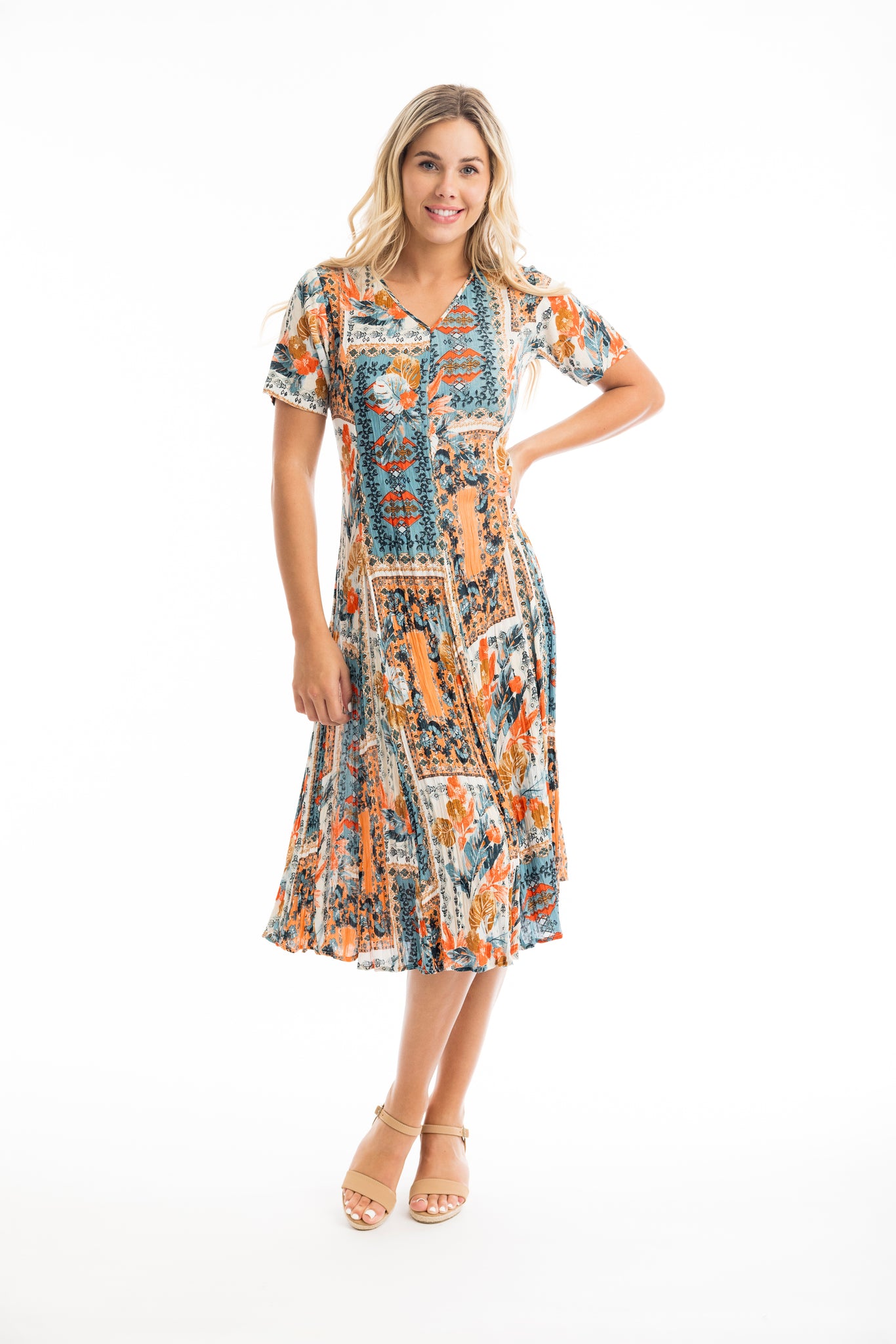 ORIENTQUE - KAUAI - GODET DRESS - 81303