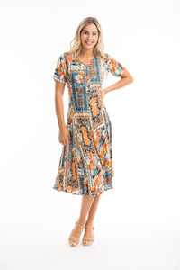 ORIENTQUE - KAUAI - GODET DRESS - 81303