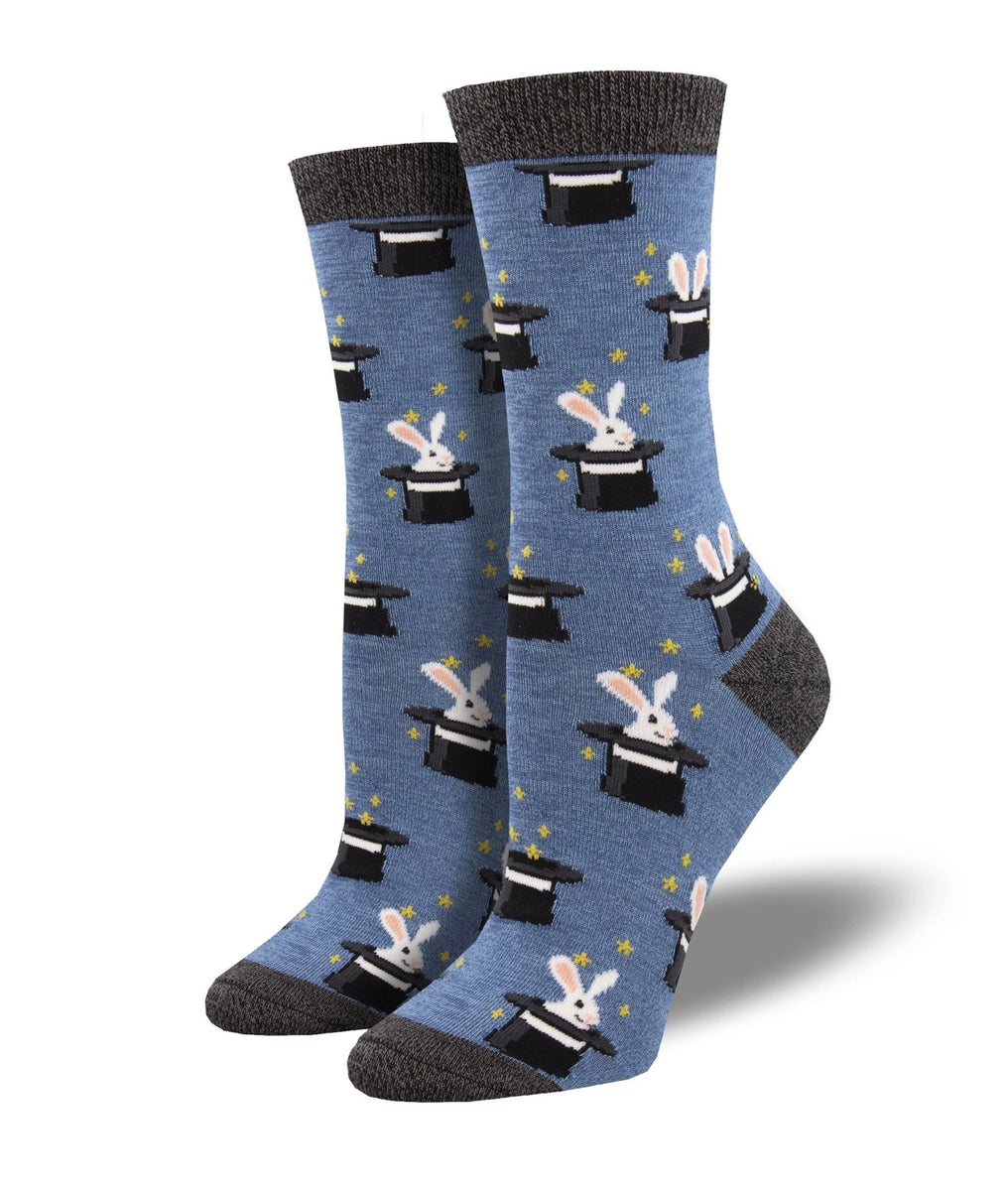 SOCKSMITH CREW SOCKS BAMBOO - TRICKY RABBIT – The Little Change Room