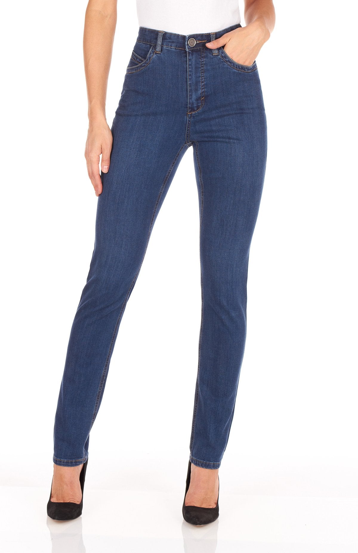 FDJ SUPREME DENIM SUZANNE SLIM LEG- 2 colours -  (6473250) - The Little Change Room 