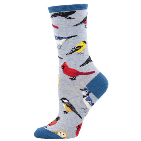 SOCKSMITH CREW SOCKS - BIRD IS THE WORD